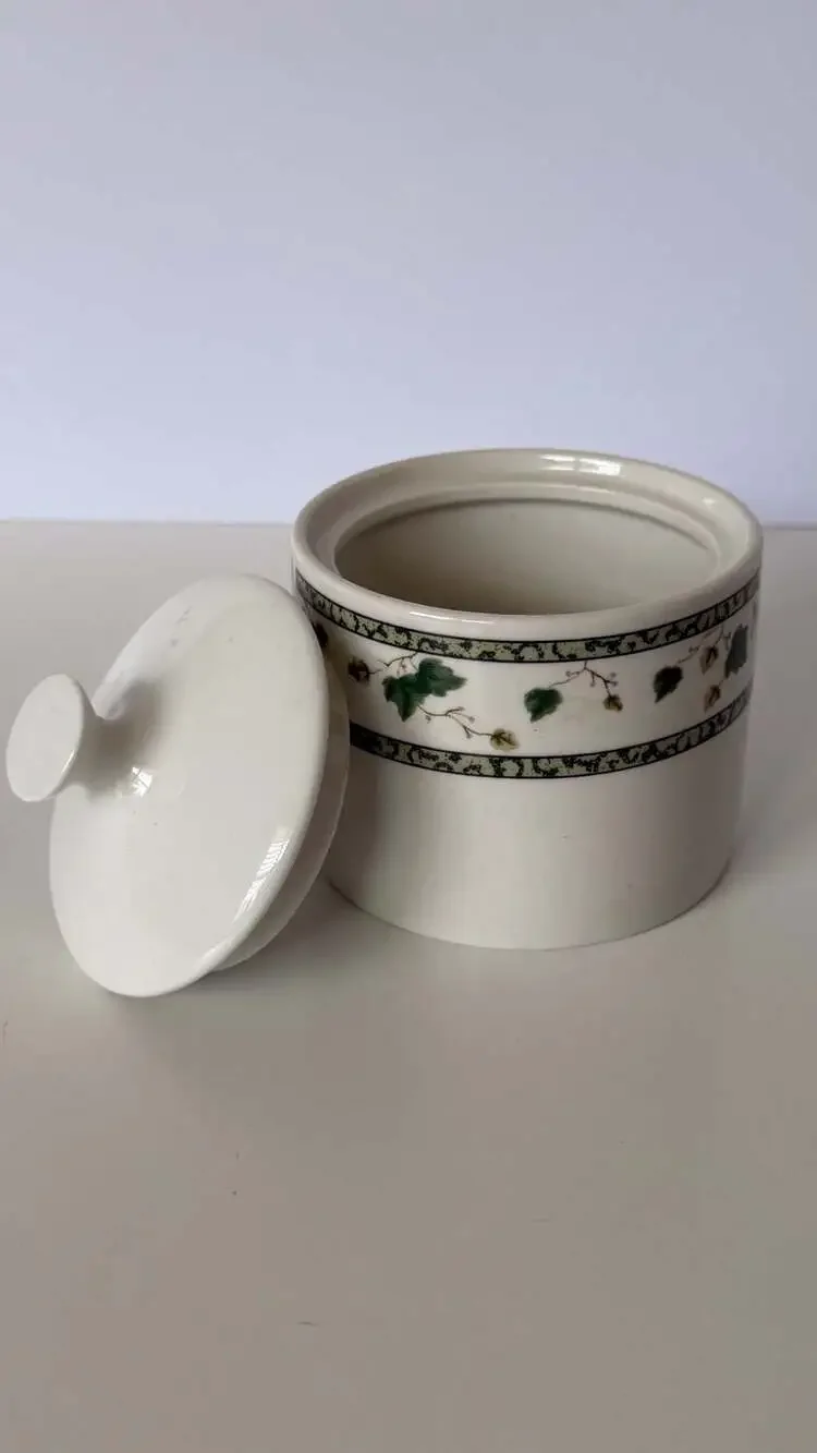 Sango Ivy Charm 8854 Sugar Bowl with Lid